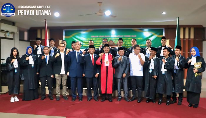 Sumpah Advokat Peradi Utama di Pengadilan Tinggi Riau: Momentum Bersejarah bagi Para Advokat Baru
